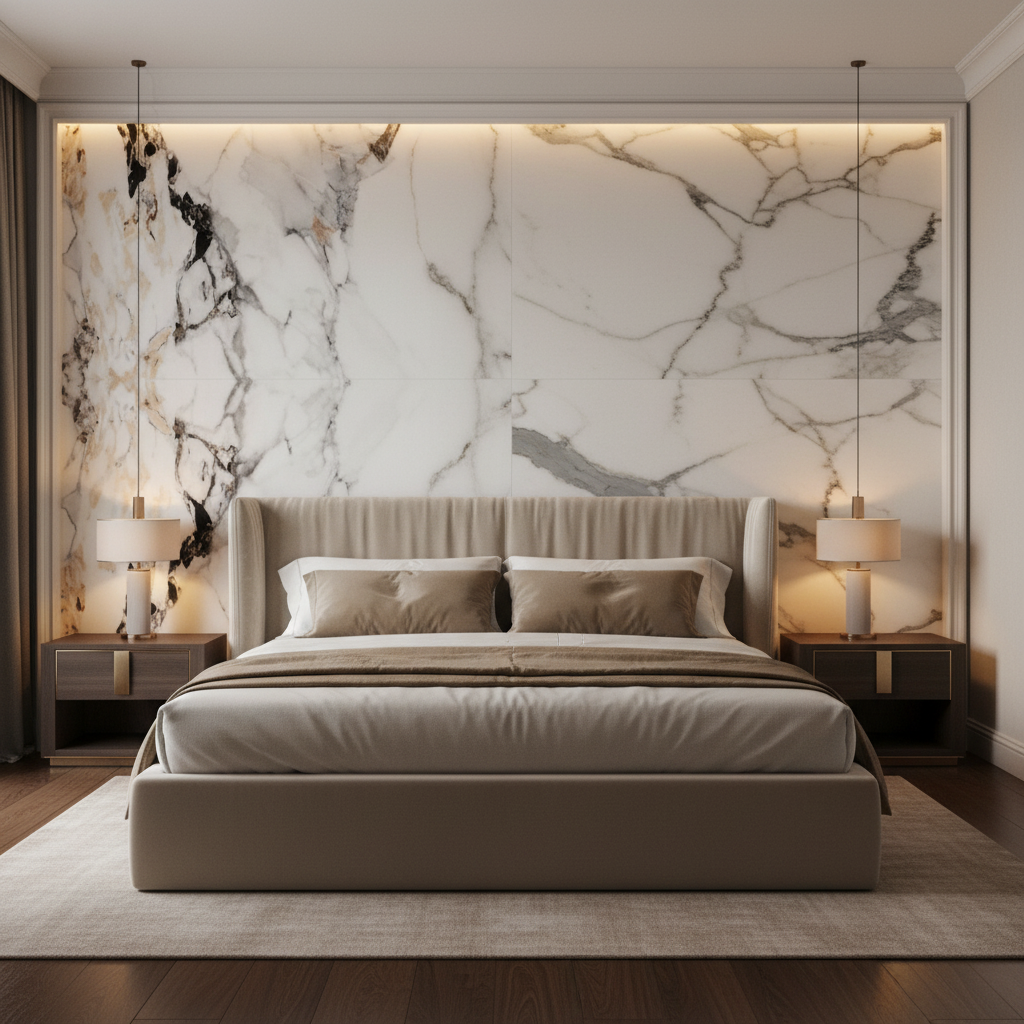 678. Doorlopend marmer - Italian Gold slate - Renderique Photo 1